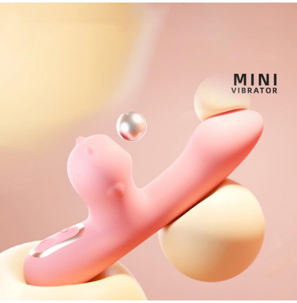 Japan GALAKU - Mirro Sucking Heating Vibrator (Chargeable - Pink)